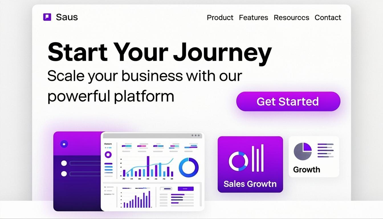 Startup Landing Page UI